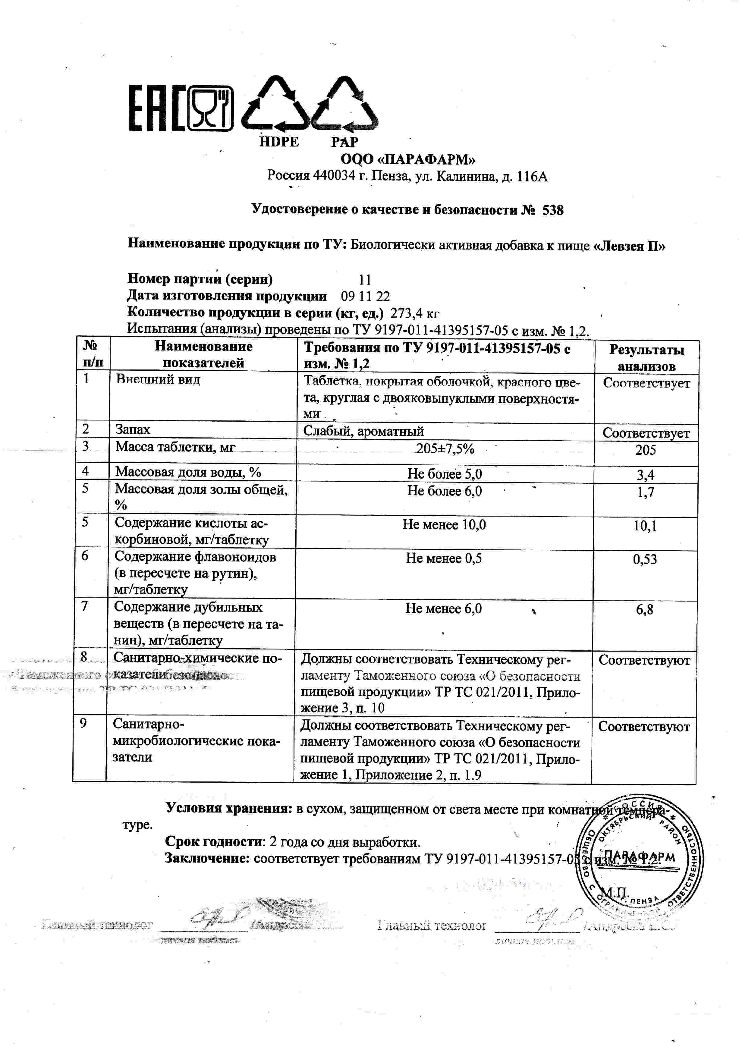 Паспорт №112022